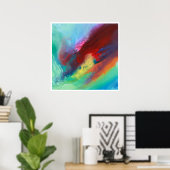 abstract poster (Thuiskantoor)