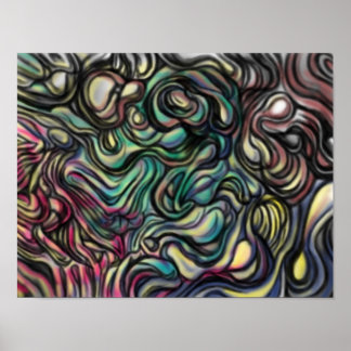 abstract poster "Air Blob"