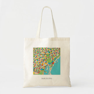 Abstract Poster van Barcelona, Poster Tavel Tote Bag
