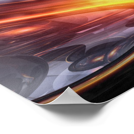 Abstract Poster van Fantasy (Hoek)