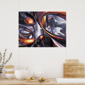 Abstract Poster van Fantasy (Keuken)
