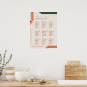 Abstract poster van het Bigment van het Band van h (Keuken)