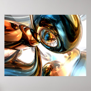 Abstract Poster van wijn en gedistilleerde dranken
