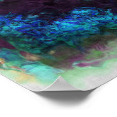 Abstract Poster voor de kunst van de Franse zwart (Hoek)