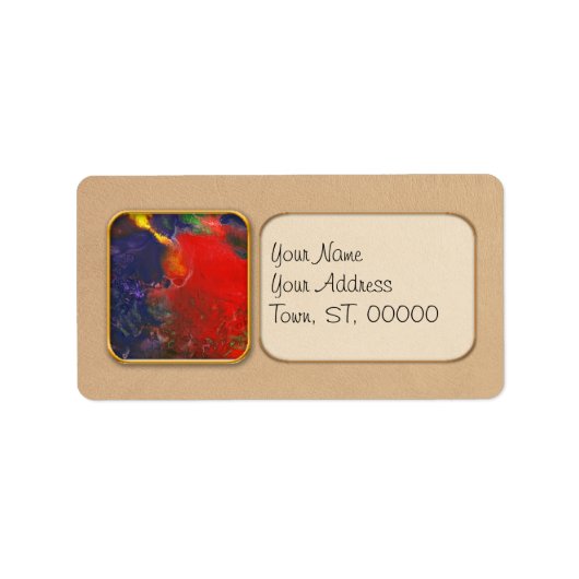 Abstract - Potlood - Andromeda Etiket (Voorkant)