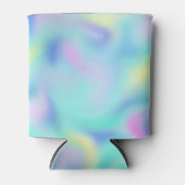 Abstract Pretty Pastel Swirls Pattern Blikjeskoeler (Voorkant)