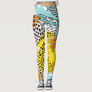 Abstract proefmodel leggings