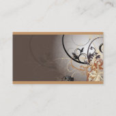 Abstract professioneel Visitekaartje met twee zijd (Achterkant)