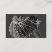 Abstract professioneel visitekaartsjabloon visitekaartje (Achterkant)