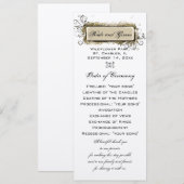 Abstract programma Floral Wedding (Voorkant / Achterkant)