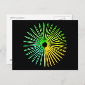 Abstract Psychedelic Optical Illusion Briefkaart (Voorkant / Achterkant)