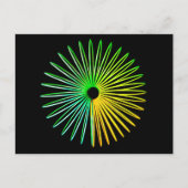 Abstract Psychedelic Optical Illusion Briefkaart (Voorkant)