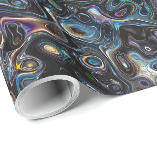 Abstract Psychedelic Pattern Cadeaupapier (Rol Hoek)