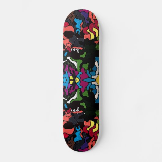 Abstract psychedelisch ontwerp van Medusa Skateboard (Voorkant)