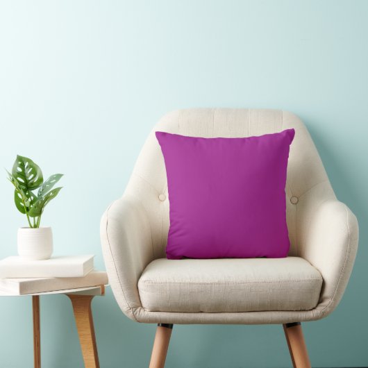 Abstract purple Solid Plain Color Kussen (Stoel)