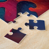 Abstract Puzzle Pieces Legpuzzel (Zijkant)