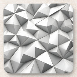 abstract pyramides grey bier onderzetter