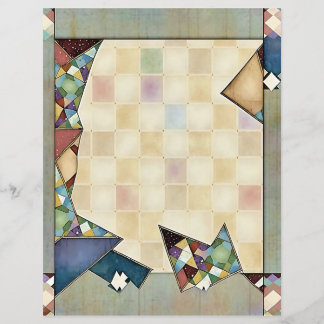 Abstract quilt-scrapbook