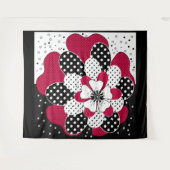 Abstract quilten patchwork patches wandkleed (Voorkant (horizontaal))