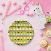 Abstract raam en mallen zijn kleurrijk papieren bordje (Feest)