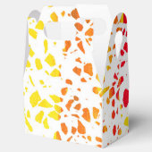 Abstract Rainboogpatroon van Terrazzo Mosaic Bedankdoosjes (Geopend)