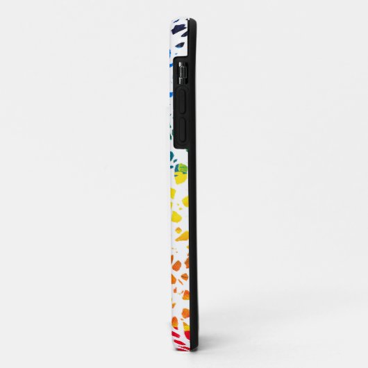 Abstract Rainboogpatroon van Terrazzo Mosaic Case-Mate iPhone Case (Achterkant/links)