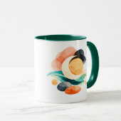 Abstract Rainbow Pot of Gold St. Patrick's Day Mug (Devant droit)
