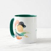 Abstract Rainbow Pot of Gold St. Patrick's Day Mug (Devant gauche)