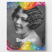 Abstract randschild fotoplaat (Voorkant)