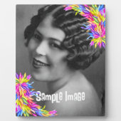 Abstract randschild fotoplaat (Voorkant)