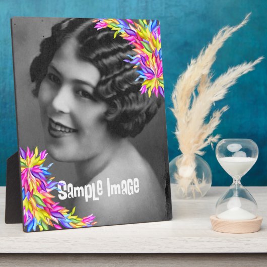 Abstract randschild fotoplaat (Zijkant)