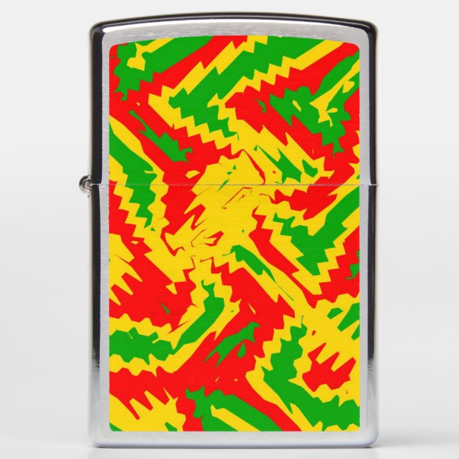 Abstract Rasta-patroon (Voorkant)