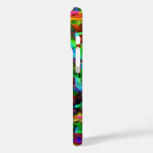 Abstract raster, modulair, gesynchroniseerd grafis Case-Mate iPhone case (Achterkant / Links)