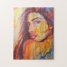 Abstract Realisme Vrouw Straatkunst