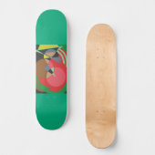 Abstract Red and Green Skateboard (Recto)