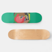 Abstract Red and Green Skateboard (Horz)