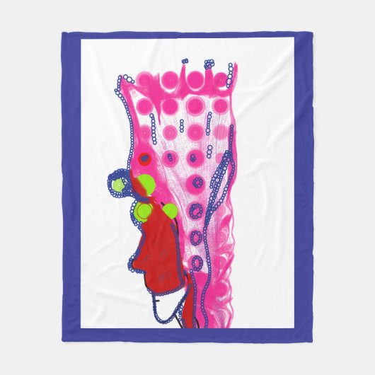 Abstract Regal Art Fleece Blanket Deken (Voorkant)