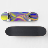 Abstract Regenbogen Augen Skateboard (Horizontaal)