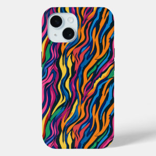 Abstract regenboog zebrapatroon