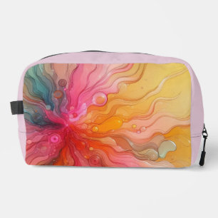 Abstract regenboog zonneschijn landschap toilettasje