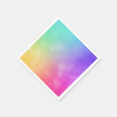 Abstract regenboogontwerp servet (Hoek)