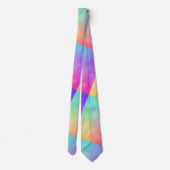 Abstract regenboogvormig ontwerp stropdas (Achterkant)
