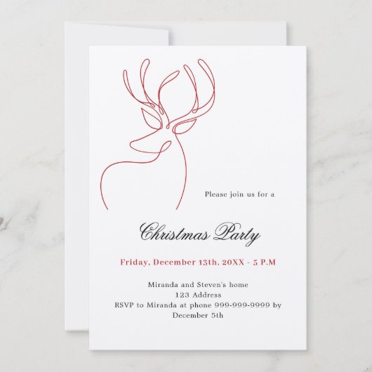 Abstract rendier ambacht beige kerstfeest kaart (Voorkant)