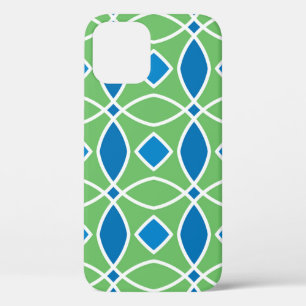 Abstract Retro Geometric seamless pattern with tri iPhone 12 Hoesje