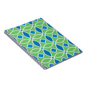 Abstract Retro Geometric seamless pattern with tri Notitieboek (Rechterzijde)