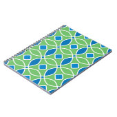 Abstract Retro Geometric seamless pattern with tri Notitieboek (Linkerzijde)