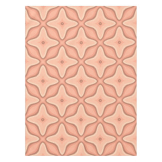 Abstract Retro Geometrisch Behang in Warme Tonen Tafelkleed