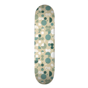 Abstract retro patroon skateboard