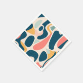 Abstract Retrofpatroon Servet (Hoek)