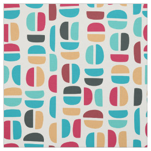 Abstract Retrofpatroon Stof
